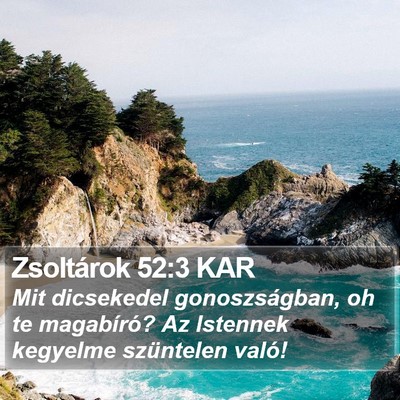 Zsoltárok 52:3 KAR Bible Verse Image