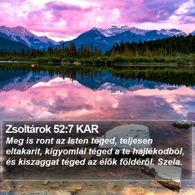 Zsoltárok 52:7 KAR Bible Verse Image