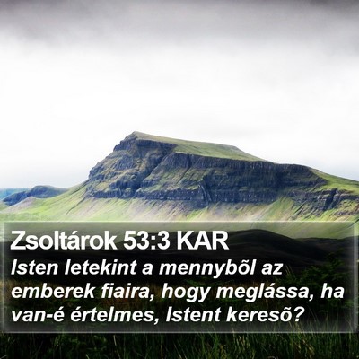 Zsoltárok 53:3 KAR Bible Verse Image