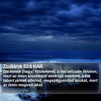 Zsoltárok 53:6 KAR Bible Verse Image