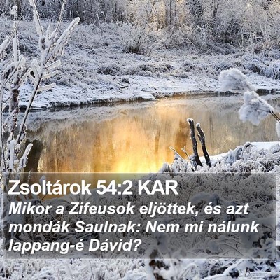 Zsoltárok 54:2 KAR Bible Verse Image