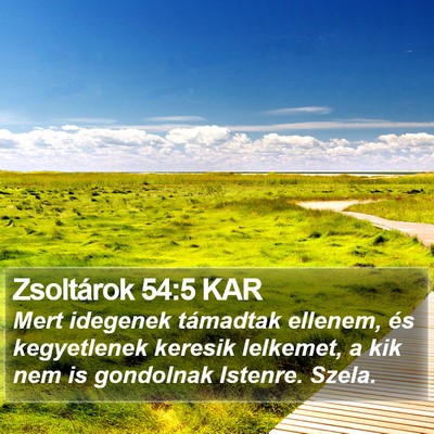 Zsoltárok 54:5 KAR Bible Verse Image