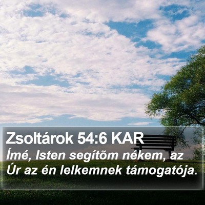 Zsoltárok 54:6 KAR Bible Verse Image