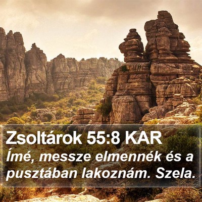 Zsoltárok 55:8 KAR Bible Verse Image