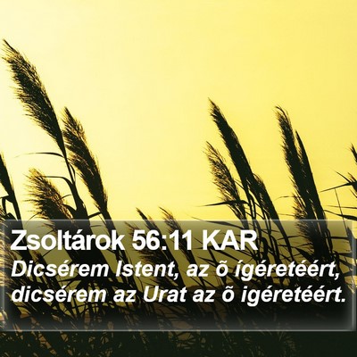 Zsoltárok 56:11 KAR Bible Verse Image