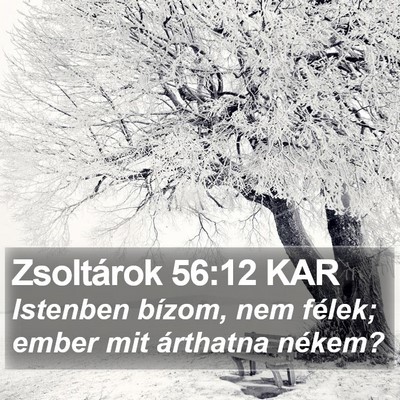 Zsoltárok 56:12 KAR Bible Verse Image