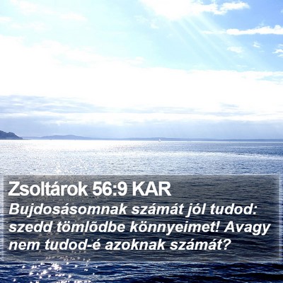 Zsoltárok 56:9 KAR Bible Verse Image