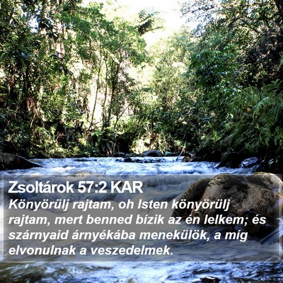 Zsoltárok 57:2 KAR Bible Verse Image