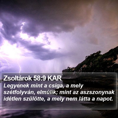 Zsoltárok 58:9 KAR Bible Verse Image