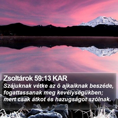 Zsoltárok 59:13 KAR Bible Verse Image