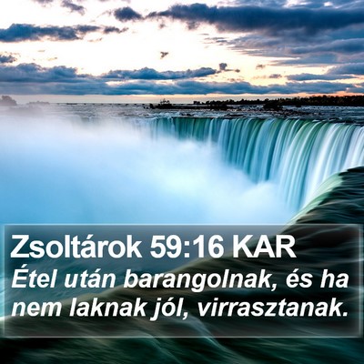 Zsoltárok 59:16 KAR Bible Verse Image