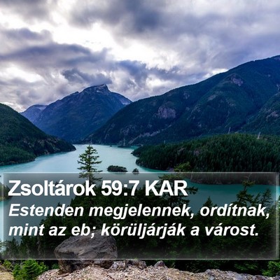 Zsoltárok 59:7 KAR Bible Verse Image