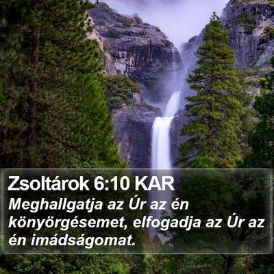 Zsoltárok 6:10 KAR Bible Verse Image