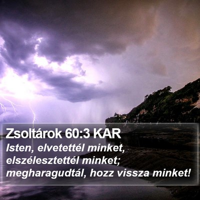 Zsoltárok 60:3 KAR Bible Verse Image