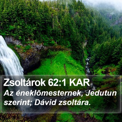 Zsoltárok 62:1 KAR Bible Verse Image