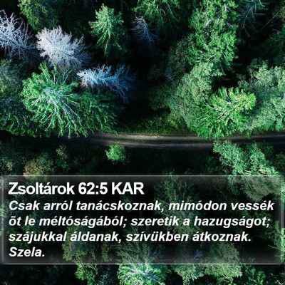 Zsoltárok 62:5 KAR Bible Verse Image