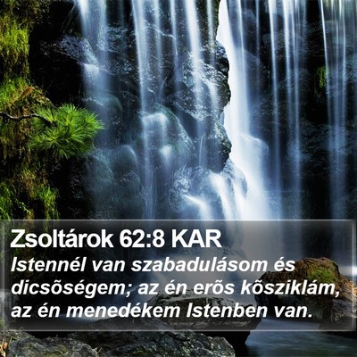 Zsoltárok 62:8 KAR Bible Verse Image