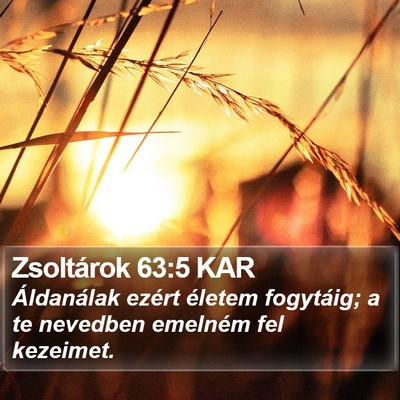 Zsoltárok 63:5 KAR Bible Verse Image