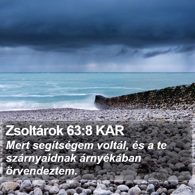 Zsoltárok 63:8 KAR Bible Verse Image