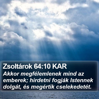 Zsoltárok 64:10 KAR Bible Verse Image