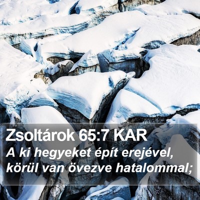 Zsoltárok 65:7 KAR Bible Verse Image