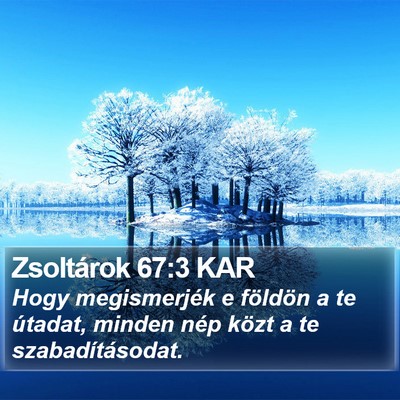 Zsoltárok 67:3 KAR Bible Verse Image