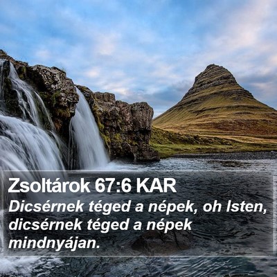 Zsoltárok 67:6 KAR Bible Verse Image