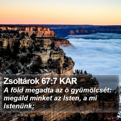 Zsoltárok 67:7 KAR Bible Verse Image