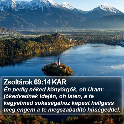 Zsoltárok 69:14 KAR Bible Verse Image