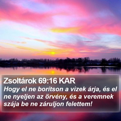 Zsoltárok 69:16 KAR Bible Verse Image