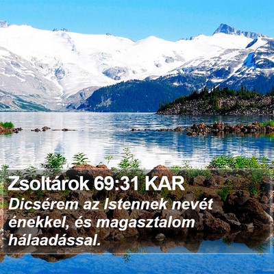 Zsoltárok 69:31 KAR Bible Verse Image