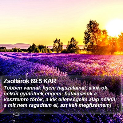 Zsoltárok 69:5 KAR Bible Verse Image