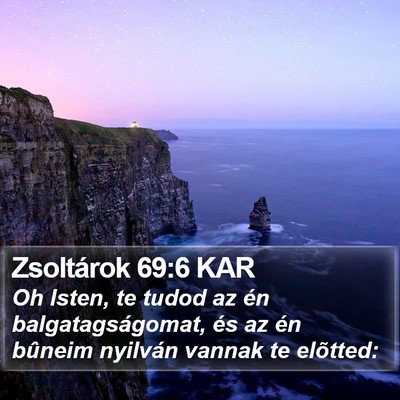Zsoltárok 69:6 KAR Bible Verse Image