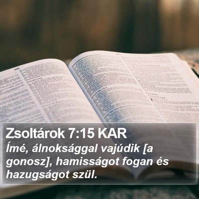Zsoltárok 7:15 KAR Bible Verse Image