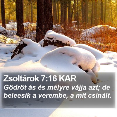 Zsoltárok 7:16 KAR Bible Verse Image