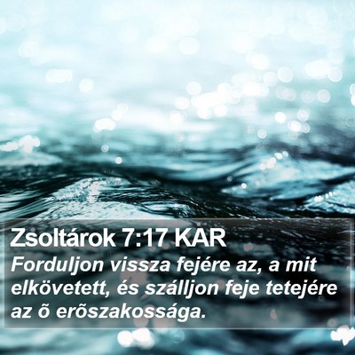 Zsoltárok 7:17 KAR Bible Verse Image
