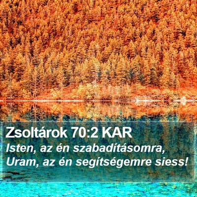 Zsoltárok 70:2 KAR Bible Verse Image
