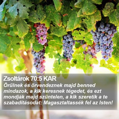 Zsoltárok 70:5 KAR Bible Verse Image