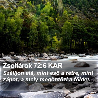 Zsoltárok 72:6 KAR Bible Verse Image