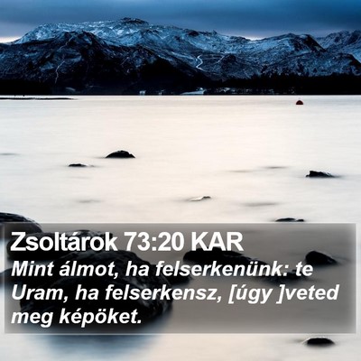 Zsoltárok 73:20 KAR Bible Verse Image