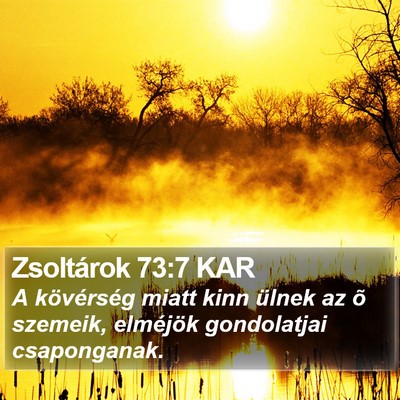 Zsoltárok 73:7 KAR Bible Verse Image