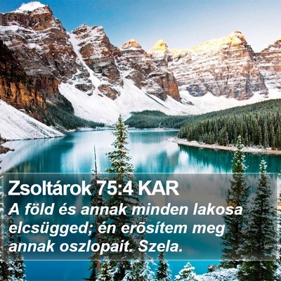 Zsoltárok 75:4 KAR Bible Verse Image
