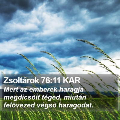 Zsoltárok 76:11 KAR Bible Verse Image