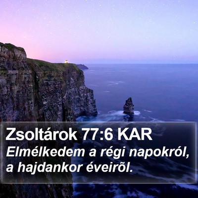 Zsoltárok 77:6 KAR Bible Verse Image