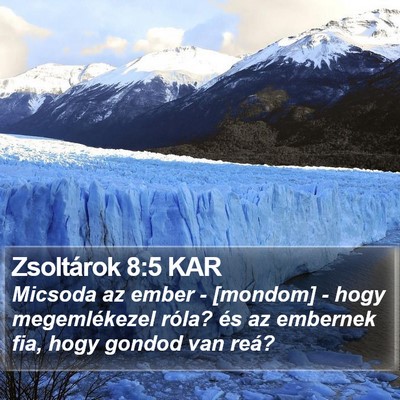 Zsoltárok 8:5 KAR Bible Verse Image