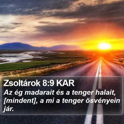 Zsoltárok 8:9 KAR Bible Verse Image