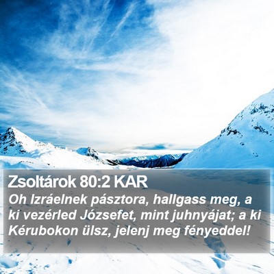 Zsoltárok 80:2 KAR Bible Verse Image