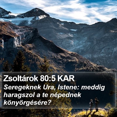 Zsoltárok 80:5 KAR Bible Verse Image