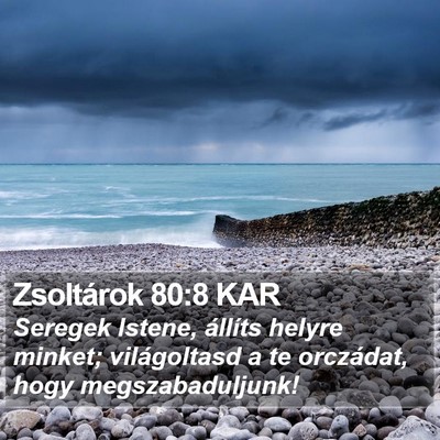 Zsoltárok 80:8 KAR Bible Verse Image