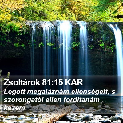 Zsoltárok 81:15 KAR Bible Verse Image